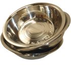New 3Pcs 62cm Mixing Bowl Food Grade 201 Stainless Steel Chef Kitchen Bulk