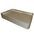 New 12Pcs Aluminium Oven Baking Pan Cooking Tray Bakers Gastronorm Trolley 600mm