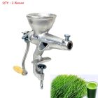 3X Cast Iron Hand Operated Electroplated Tinned Wheat Grass Juice Extractor