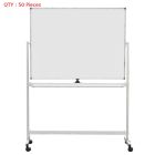 50X Brand New 900X1200mm Double Sided Magnetic Whiteboard With Aluminum Stand