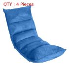 4X Japanese Style Mobile Sleeping Floor Lazy Sofa Bed Couch Seat Blue