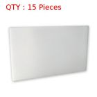 15 New Premium Heavy Duty Plastic White Pe Cutting / Chopping Board 610X610X25mm