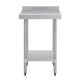 600x700 Commercial Stainless Steel Table Food Grade Work Splashback Bench 0600-7-WBB HY