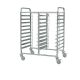 Double 10 Level Bakery Trolley Suits Tray Size 40X60cm. Capacity 20 Trays. Deal Includes 20 Trays