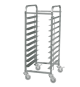 10 Level Bakery Trolley Suits Tray Size 46X66cm & 46X33cm. Capacity 10 Or 20 Trays Respectively