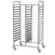 Double 15 Level Bakery Trolley Suits Tray Size 40X60cm. Capacity 30 Trays. Deal Includes 30 Trays