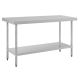 1500x700 Commercial Stainless Steel Table Food Grade Work Bench 1500-7-WB HY