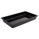 Vogue Black Polycarbonate 1/1 Gastronorm Container 65mm U454