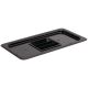 Vogue Polycarbonate 1/3 Gastronorm Black Container Lid U476