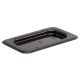 Vogue Polycarbonate 1/9 Gastronorm Black Container Lid U479