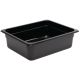 Vogue Black Polycarbonate 1/2 Gastronorm Container 100mm U459