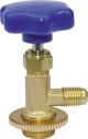 Hand Operated Refrigerant Grip Universal Can Tap Valve Nickel Plating