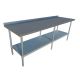 Commercial 2100x700 Stainless Steel Table Food Grade Work Splashback Bench 2100-7-WBB HY