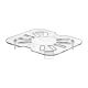 Cambro Polycarbonate 1/6 Gastronorm Tray Drain Shelf DM755