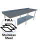 Commercial 2400x800 FULL Stainless Steel Table Food Grade Work Splashback Bench 2400-8-WBBS HY