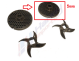 5mm Spare Cutting Plate Only For Commercial 420Kg/Hr Electric Meat Mincer