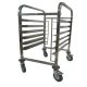 6 Level Bakery Trolley Suits Tray Size 46X66cm & 46X33cm. Capacity 6 Or 12 Trays Respectively
