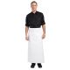 Whites Long Bistro Apron White B134