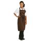 Whites Bib Apron Chocolate B428