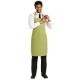 Le Chef Polycotton Bib Apron Lime B901