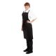 Whites Southside X-Cross Back Bib Apron Black B987