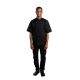 Le Chef Short Sleeve Chefs Jacket Black XL BB140-XL
