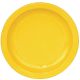 Kristallon (Pack of 12) Polycarbonate Plates Yellow 172mm CB763