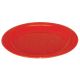 Kristallon (Pack of 12) Polycarbonate Plates Red 230mm CB770