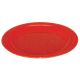Kristallon (Pack of 12) Polycarbonate Plates Red 230mm CB770