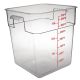 Vogue Polycarbonate Square Storage Container 15Ltr CF025