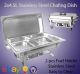6 Sets Chafing Dish Buffet With 2 X 4.5L Stainless Steel Buffet Food Warmer Set