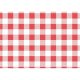 Red Gingham Greaseproof Paper 190x310mm CL658
