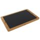Olympia (Pack of 2) Smooth Edged Slate Platter 280x180mm CM063