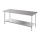 Vogue Premium Stainless Steel Prep Table 1800mm DA331