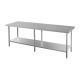 Vogue Premium Stainless Steel Table 2400mm DA333