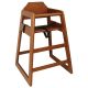 Bolero Wooden Highchair Dark Wood Finish DL901