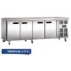 Polar 4 Door Counter Fridge 553 Ltr G598-A