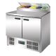 Polar 2 Door Salad and Pizza Prep Counter Stainless Steel G604-A