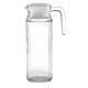 Olympia (Pack of 6) Ribbed Glass Jugs 1Ltr GF922