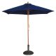 Bolero Round Navy Blue Outdoor Umbrella 3m high GG497