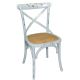 Bolero (Pack of 2) Blue Wooden Dining Chairs with Backrest GG655