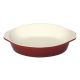 Vogue Red Round Cast Iron Gratin Dish 400ml GH315