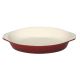 Vogue Red Oval Cast Iron Gratin Dish 650ml GH317