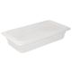 Vogue(Pack of 4)Polypropylene Gastronorm Pan 1/3 with Lid 100mm GJ519