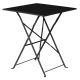 Bolero Black Square Pavement Style Steel Table GK989