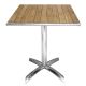 Bolero Ash Flip Top Square Bistro Table 600mm GK991