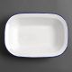 Olympia (Pack of 6) Enamel Pie Dish Rectangular 180 x 135mm GM511