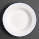 Olympia (Pack of 6) Enamel Soup Plate 245mm GM513