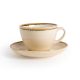 Olympia Kiln (Pack of 6) Cappuccino Saucer Sandstone 160mm GP333
