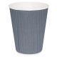 Fiesta(Pack of 25)Takeaway Coffee Cups Ripple Wall Charcoal 225ml x25 GP430